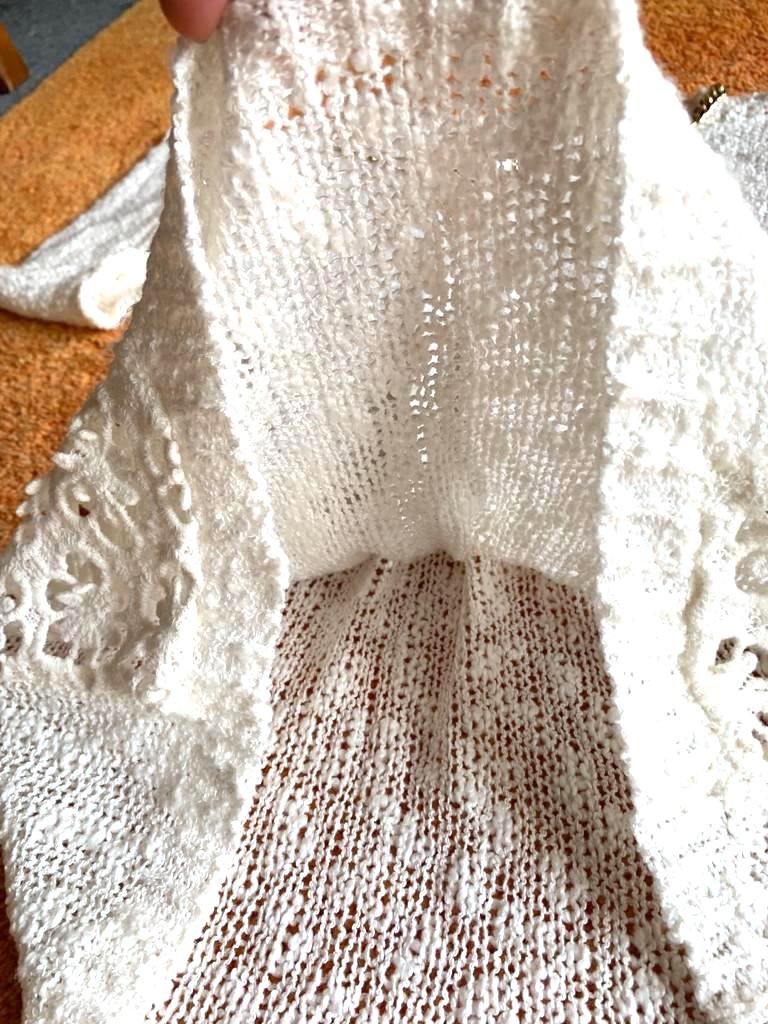 Damen Pullover Strick Spitze Gr.S in Creme von Forever NW 