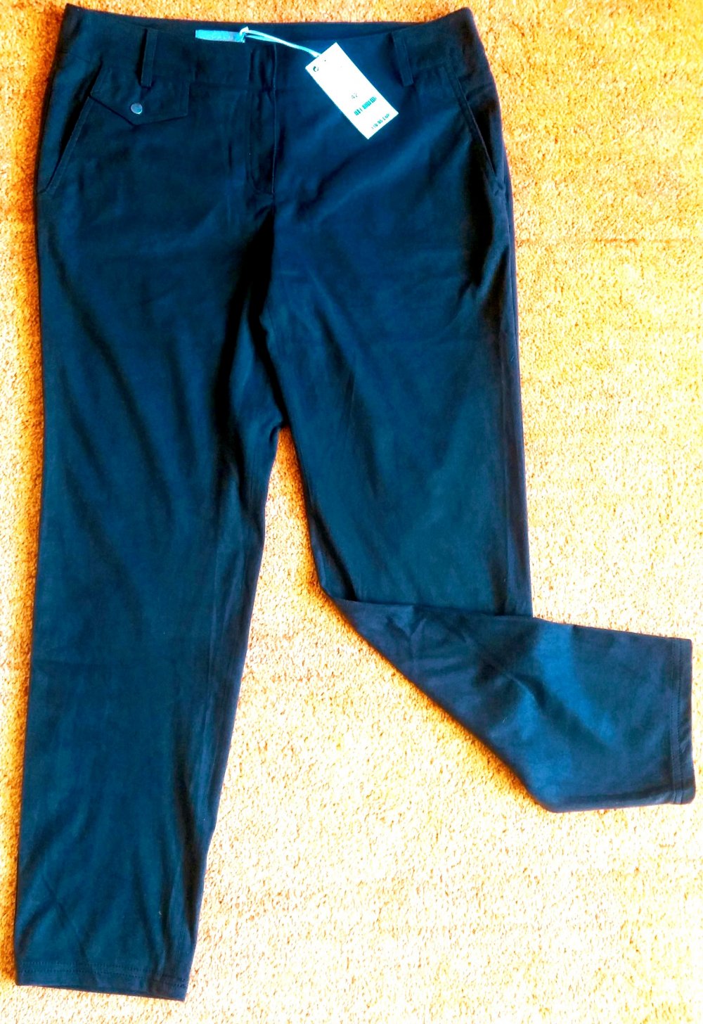 NEU Damen Hose Wild Leder Imitat Gr.42 Braun von Kapalua P.119,95€ 