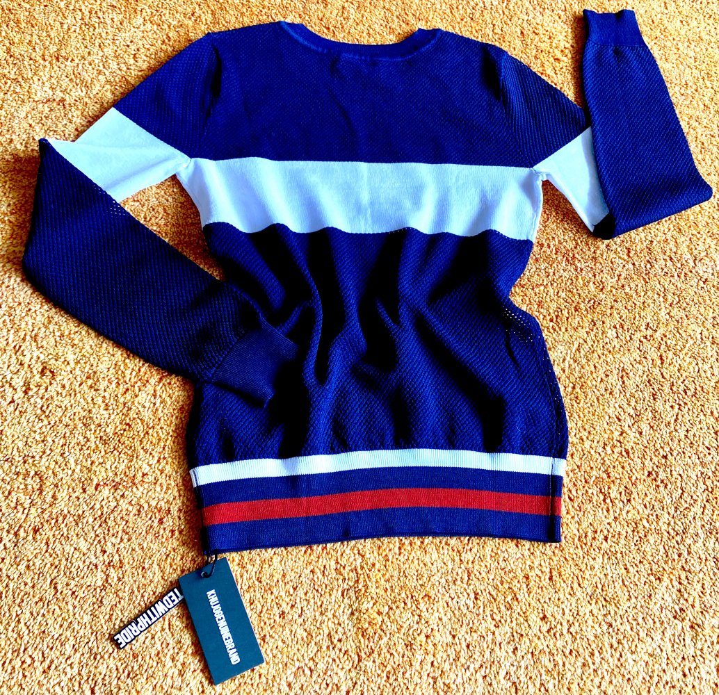 NEU Damen Pullover Netz Anteil Gr.S bunt von Khujo P.79,95€ 