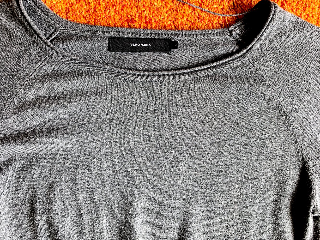 Damen Pullover fein Strick Gr.M in Grau von Vero Moda 