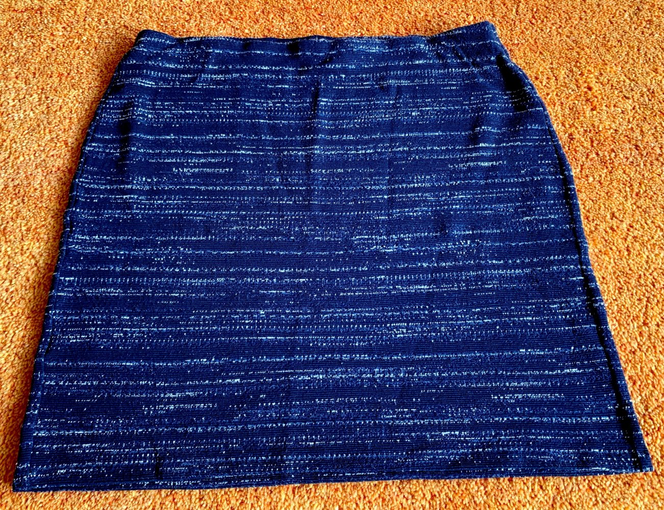 Damen Rock mini Strick Gr.42 in Blau von Promod 