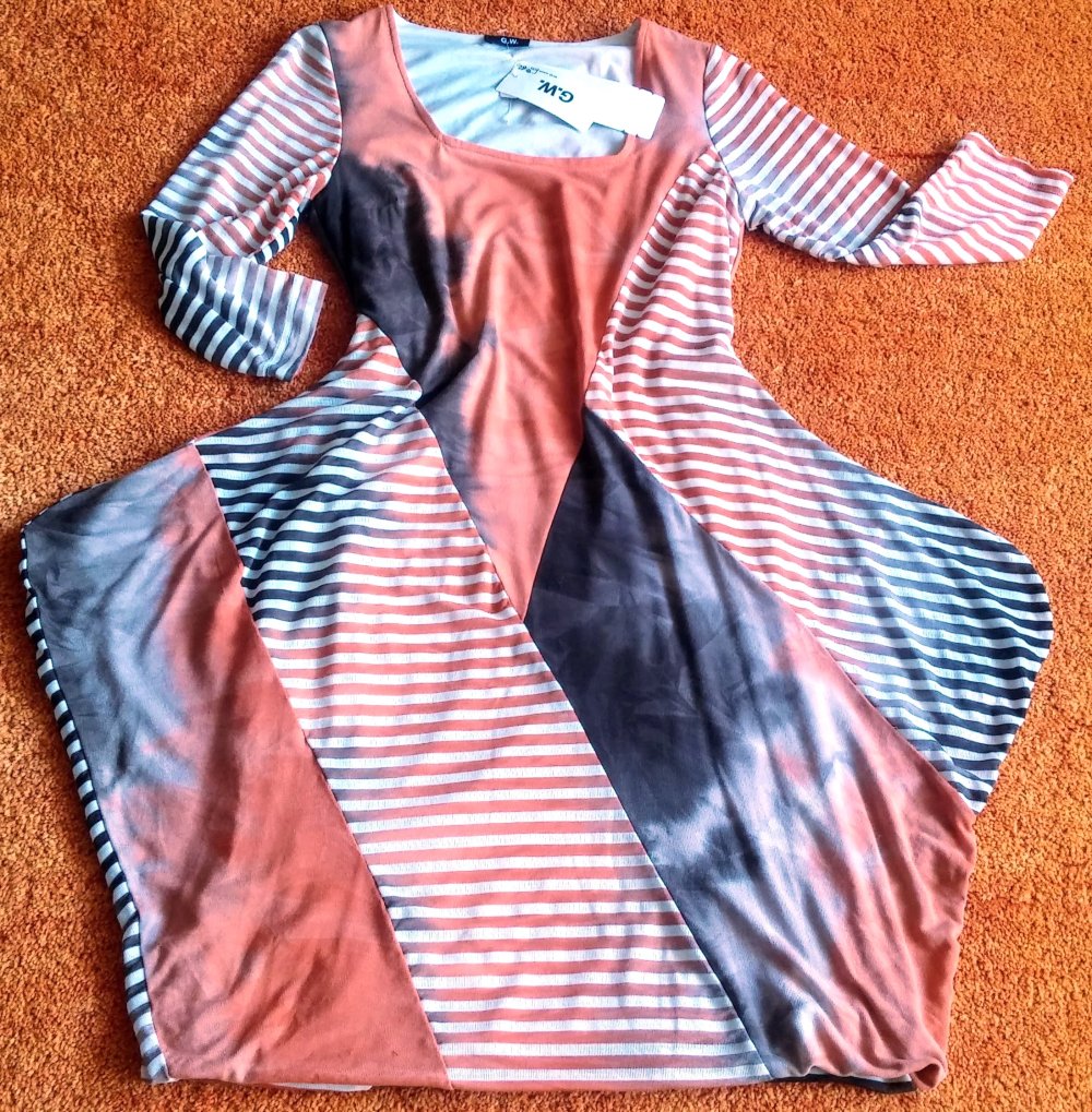 NEU Damen Ballonkleid aus Jersey Gr.36 Bunt gemustert von Gerry Weber P.69,95€