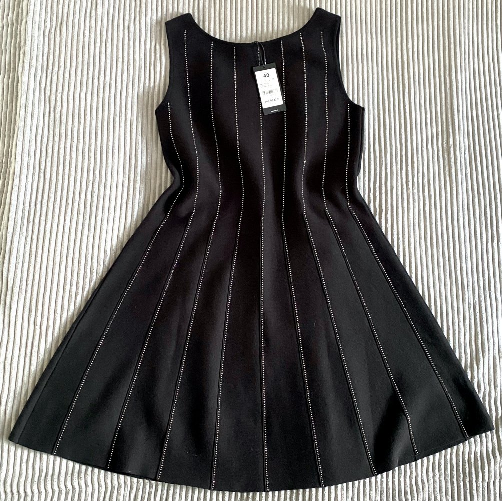 NEU Damen Kleid strick Gr.40 in Schwarz von Monari P.149,90€ 