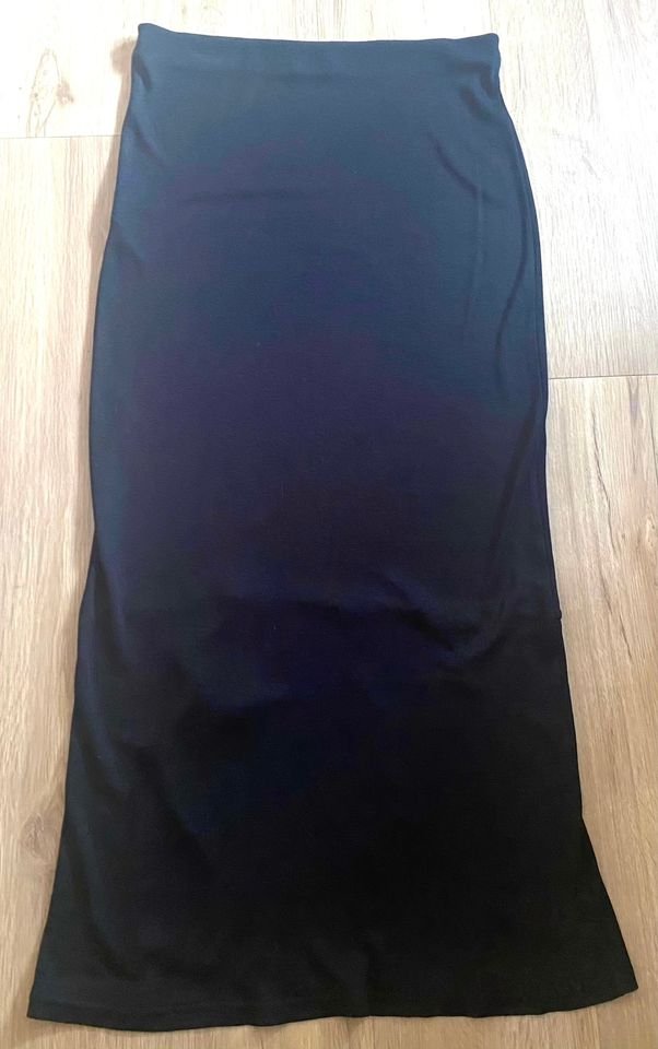 Damen Rock maxi Jersey Gr.38 in Schwarz von Fluide NW