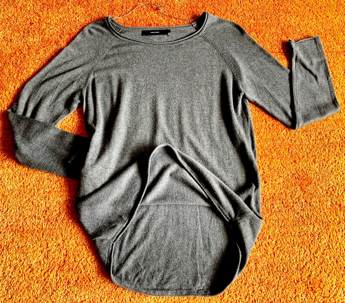 Damen Pullover fein Strick Gr.M in Grau von Vero Moda 
