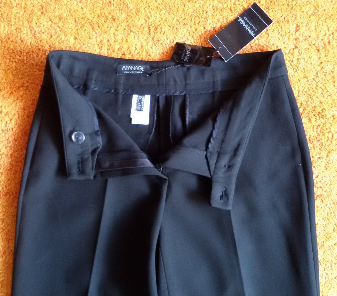 NEU Damen Hose Business Elegant Stretch Gr.36 in Schwarz von Apanage 