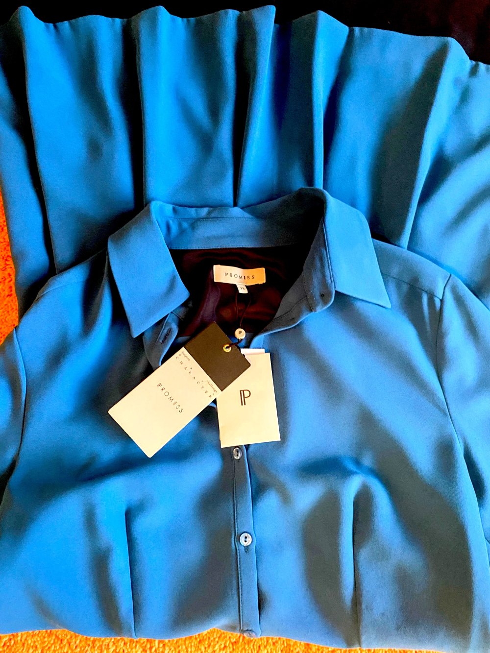 NEU Damen Kleid Promiss Gr.38 Blau/Schwarz Vintage Stil Faltenrock 
