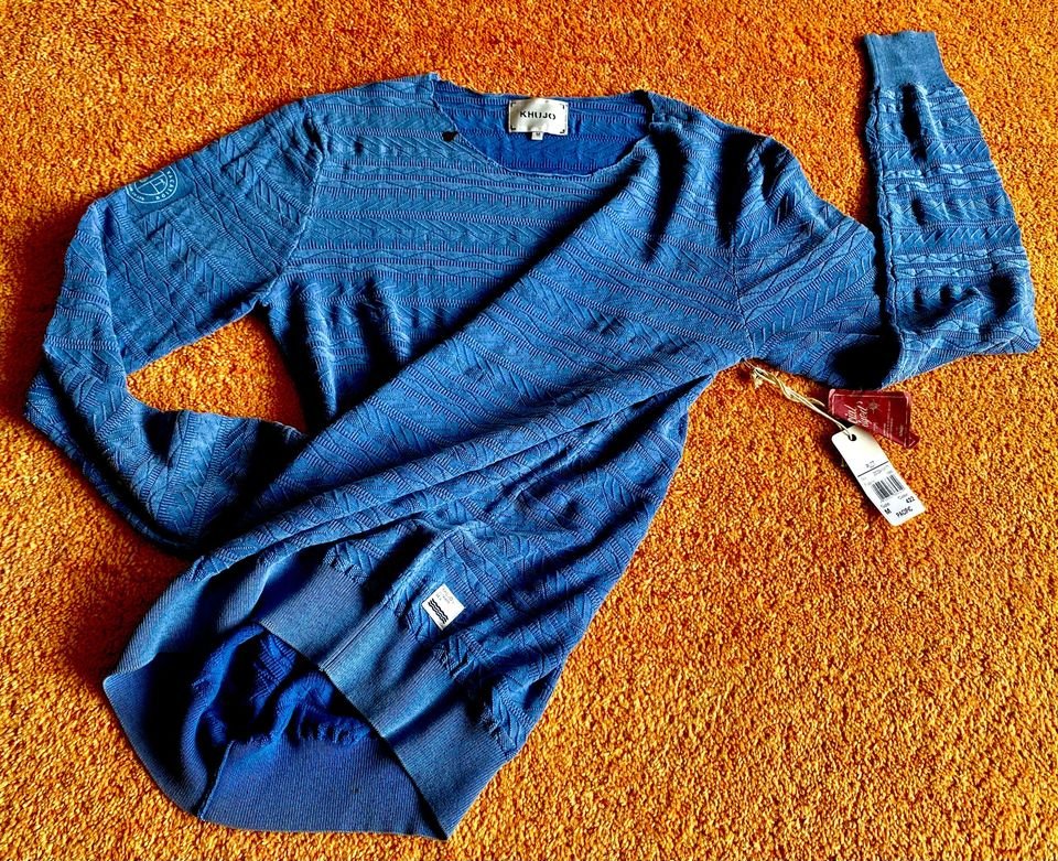 Damen Pullover fein Strick Gr.M in Blau von Khujo