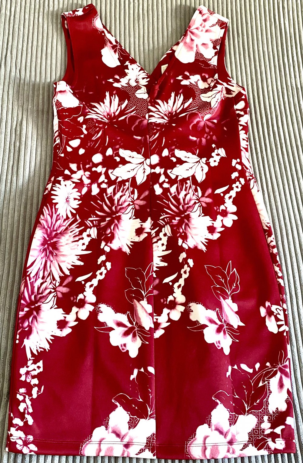 Damen Kleid Sommer Wickel ärmellos Gr.40 geblümt von Bodyflirt NW