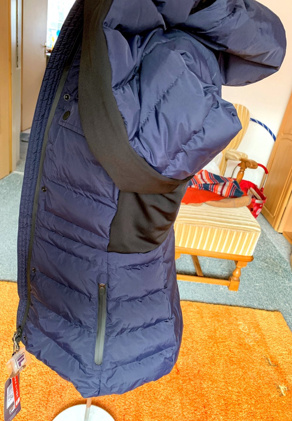 NEU Damen Winter Jacke Gr.S dunkel Blau von Fila P.249,99€