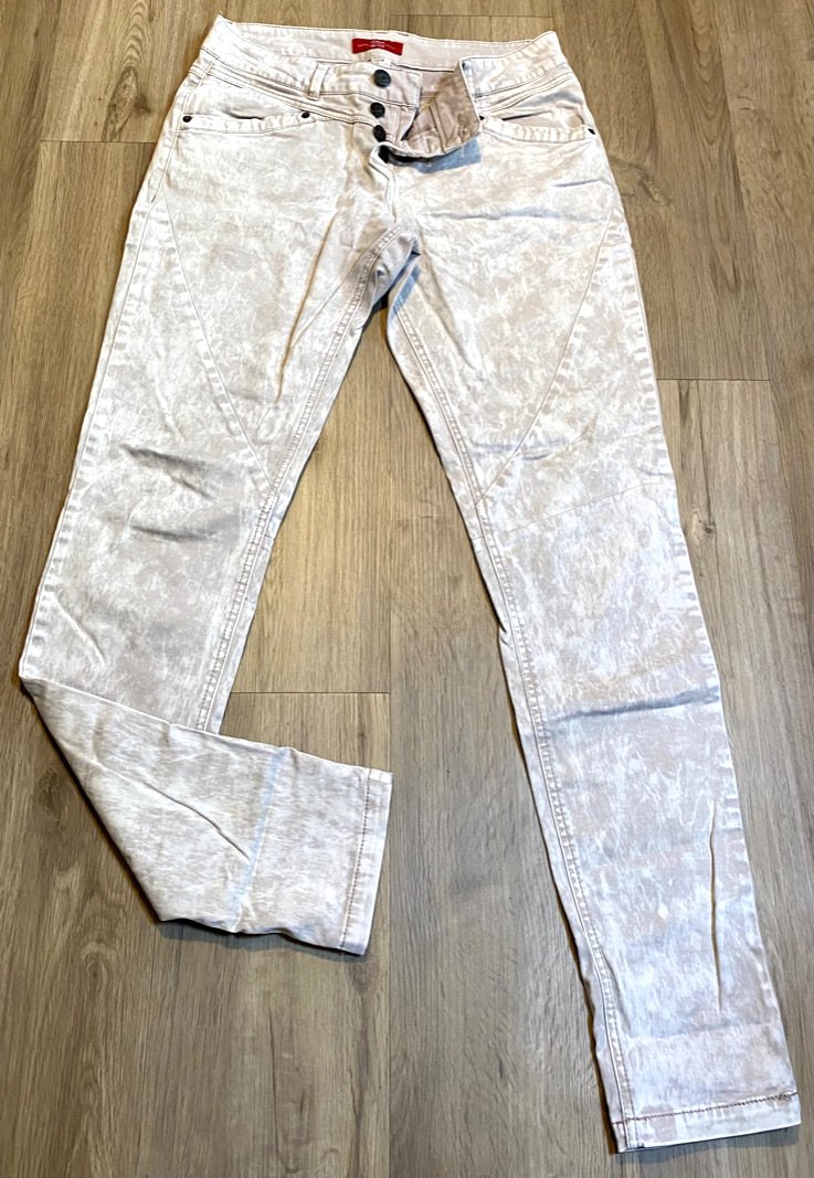 Damen Jeans Sommer Stretch Hose Gr.40 in Beige von s.Oliver 