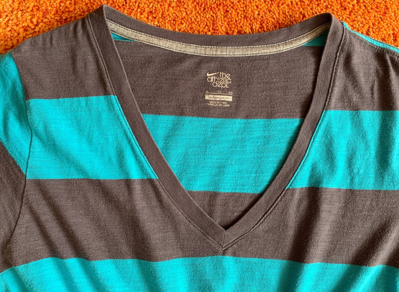 Damen Shirt Jersey gestreift Gr.S von Nike the athletic dept 