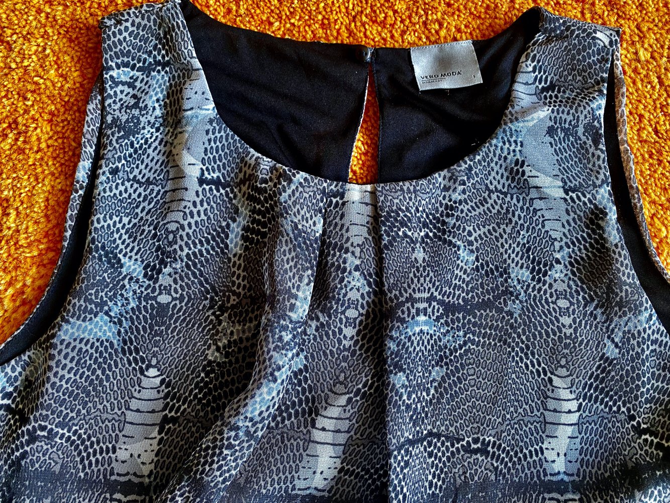 Damen Bluse Sommer Ballon leicht Gr.M in Grau von Vero Moda NW