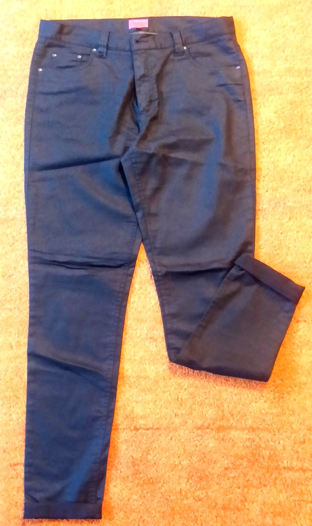 Damen Hose Stretch Jeans Gr.40 in Schwarz von Design NW 
