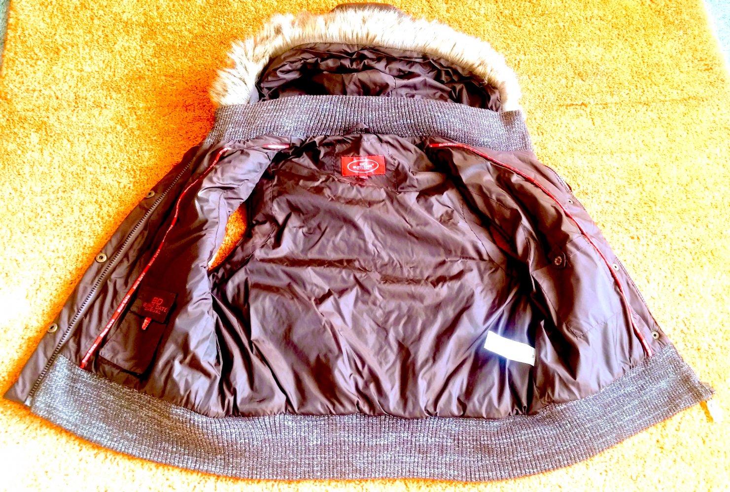 Damen Weste Winter Kapuze Gr.S/M in Braun von Blind Date NW