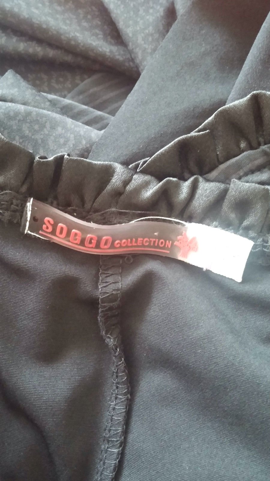 NEU Damen Kleid Lagenlook Gr.XS in Schwarz von SOGGO Collection 