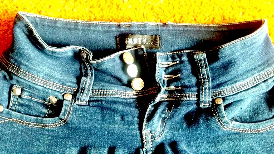 Damen Jeans Hose Stretch Gr.XS in Blau von Justy 