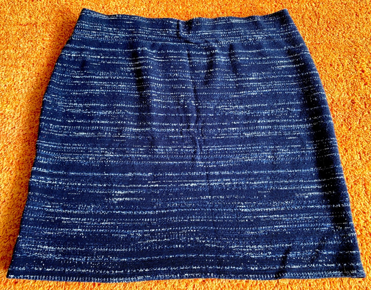 Damen Rock mini Strick Gr.42 in Blau von Promod 