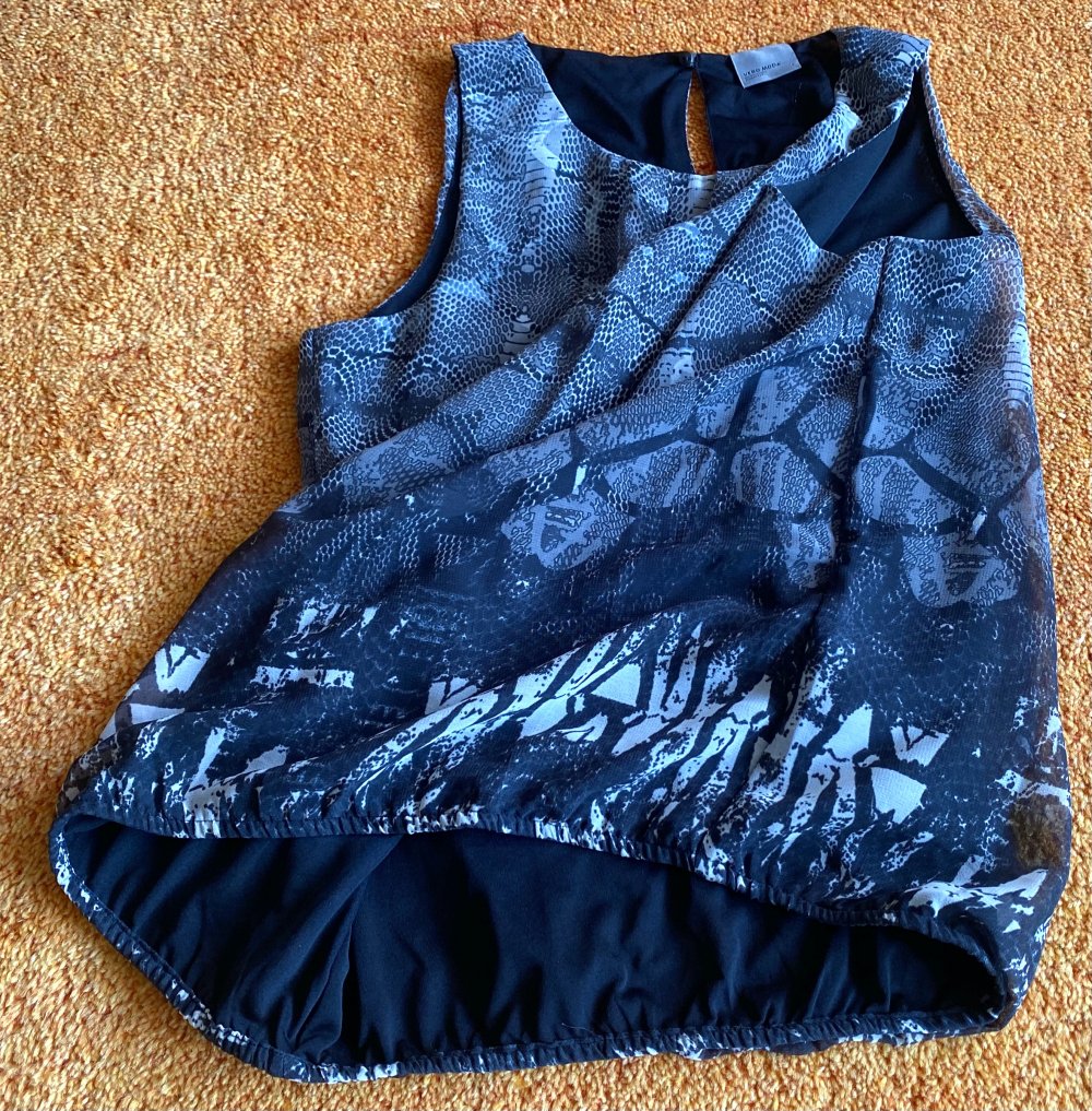 Damen Bluse Sommer Ballon leicht Gr.M in Grau von Vero Moda NW