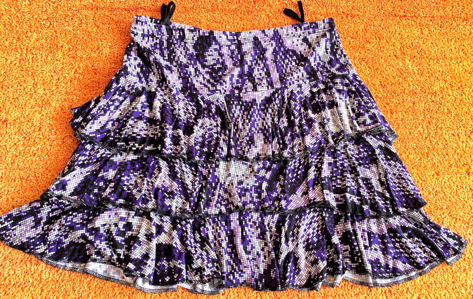 Damen Rock schwingend Volant Gr.M in Bunt von Boule NW