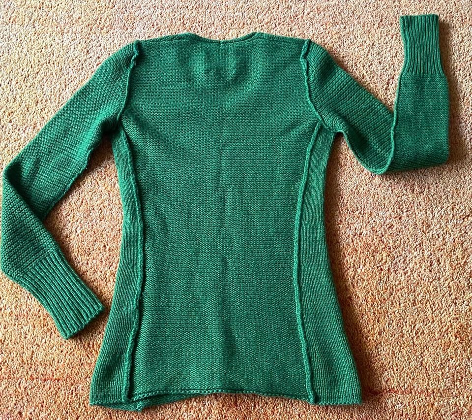 Damen Pullover Wolle Strick Gr.XS in Grün von Arqueonautas 