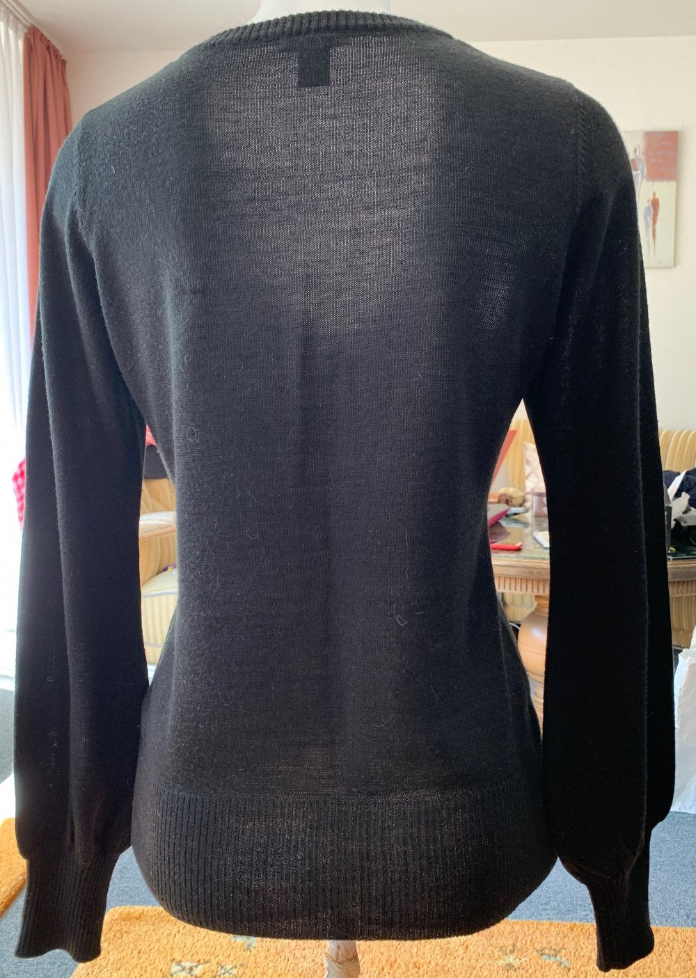 Damen Pullover strick Gr.S in Schwarz von H&M