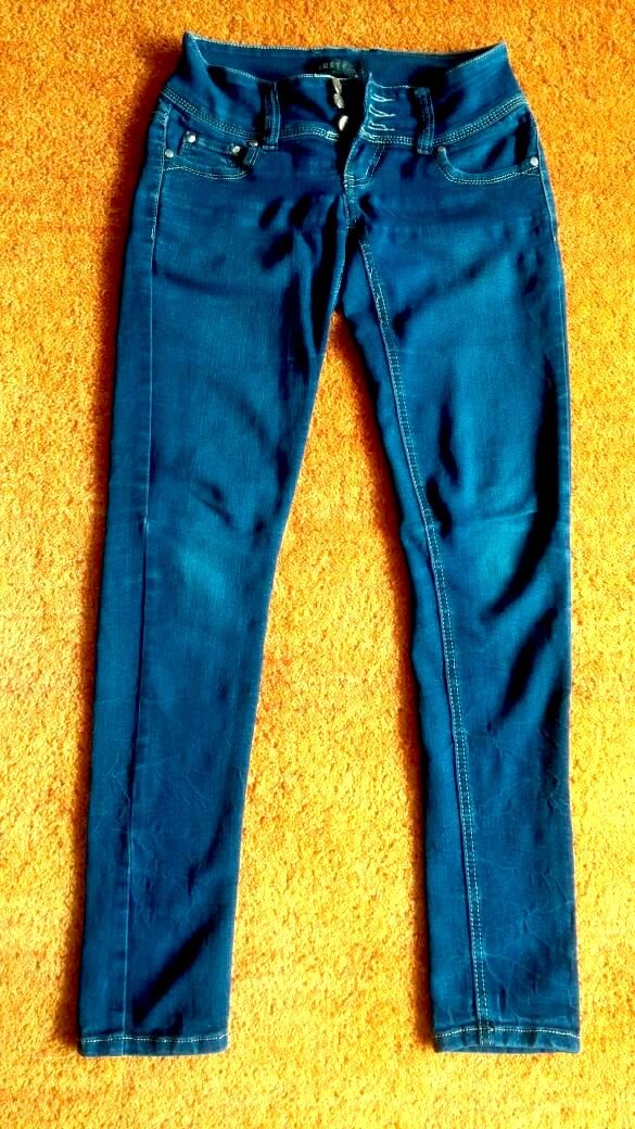 Damen Jeans Hose Stretch Gr.XS in Blau von Justy 