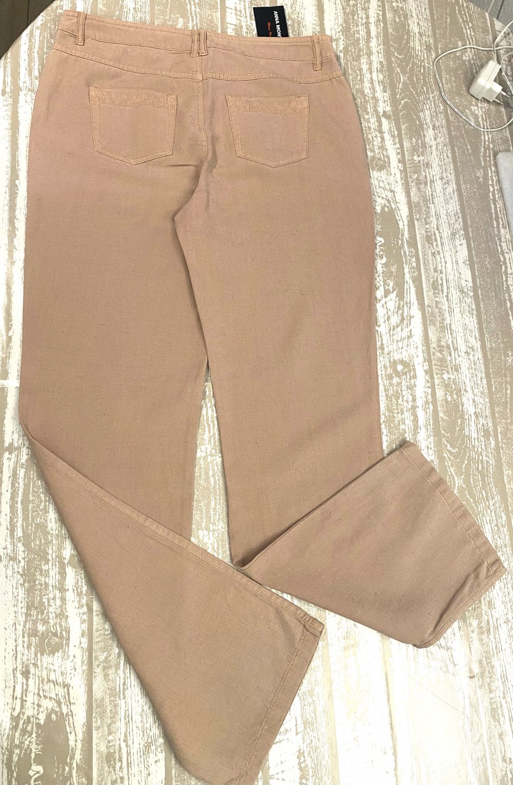 NEU Damen Hose Leinen Gr.40 in Lachs von Anna Montana 