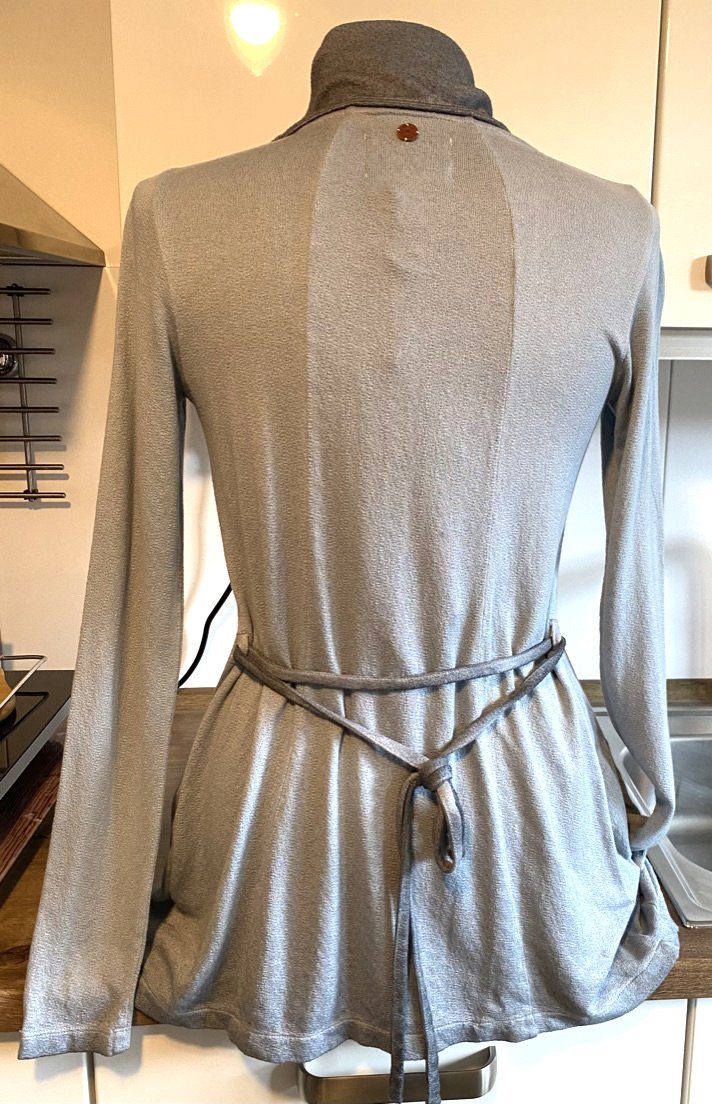 NEU! Khujo Damen Sweat Zipfel Sommermantel in Grau Gr. XS  