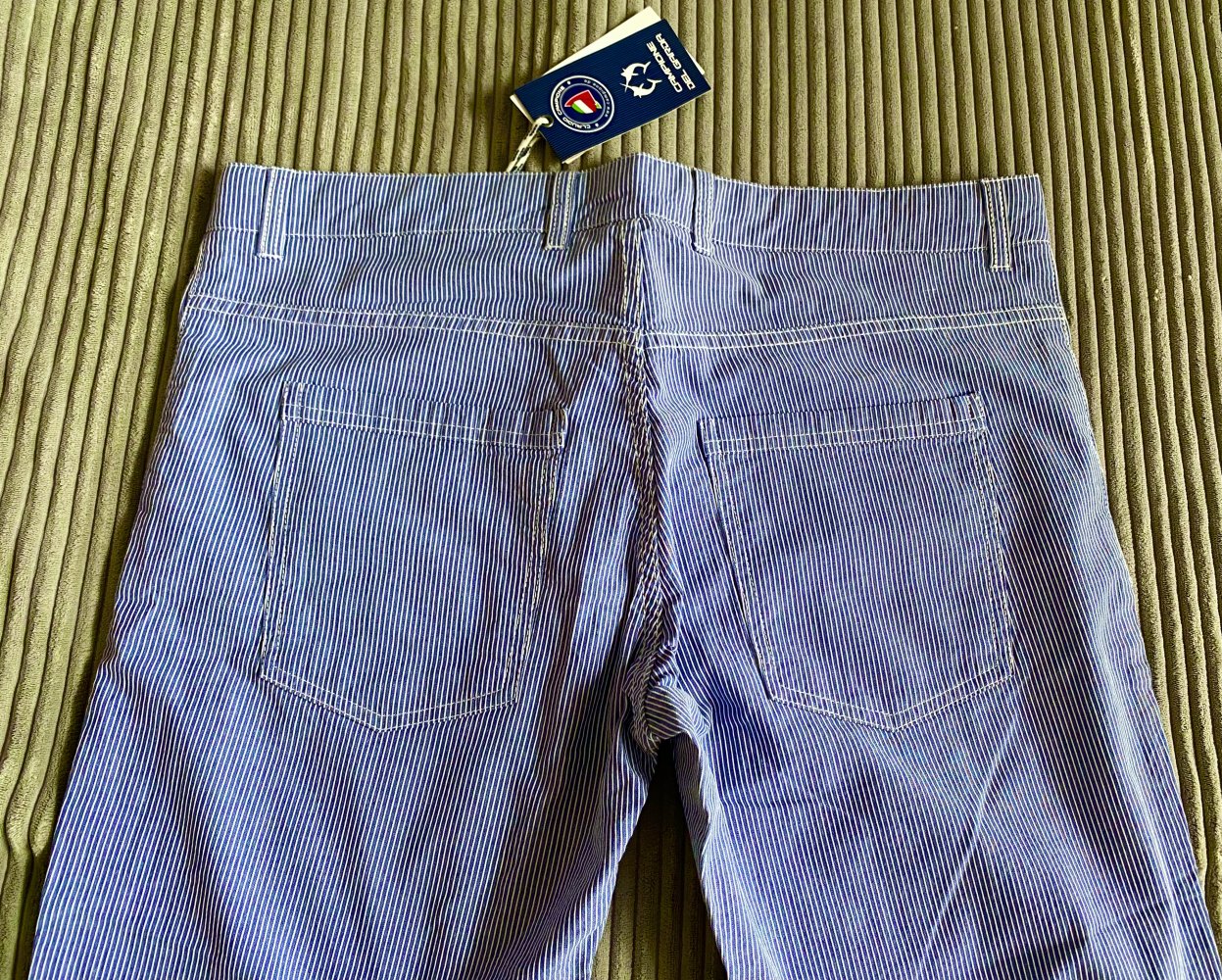 NEU Herren Hose Sommer Gr.L in Blau von Claudio Campione P.99,99€ 