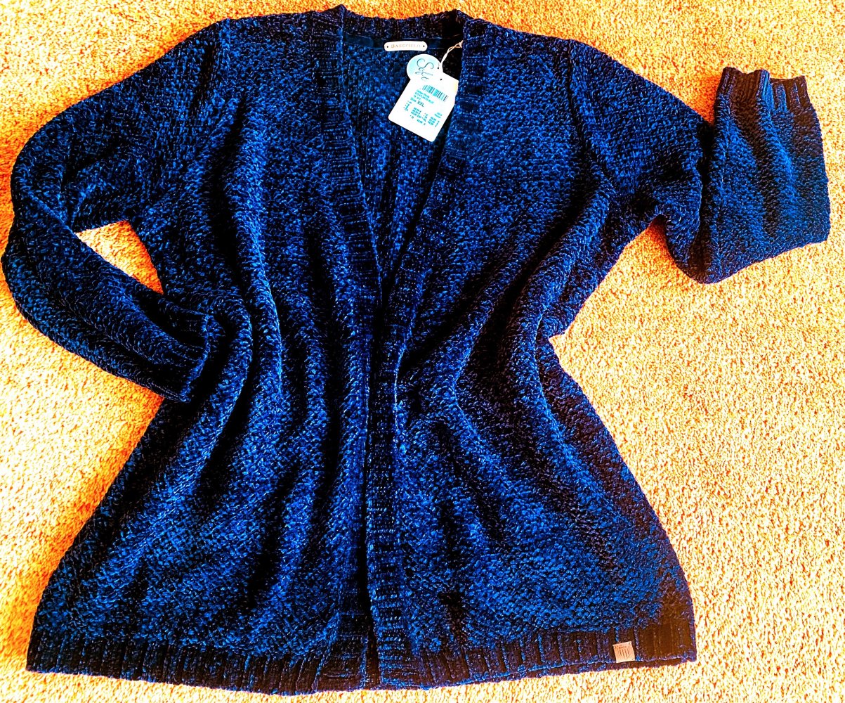 NEU Damen Jacke Strick Cardigan Gr.XXL in Lila von Basefield P.49,99€