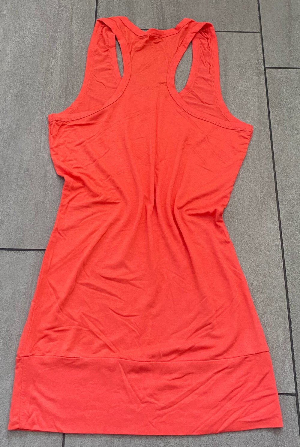 NEU Damen Tunika Kleid Achselshirt Gr.XS Rot von Made in Italy