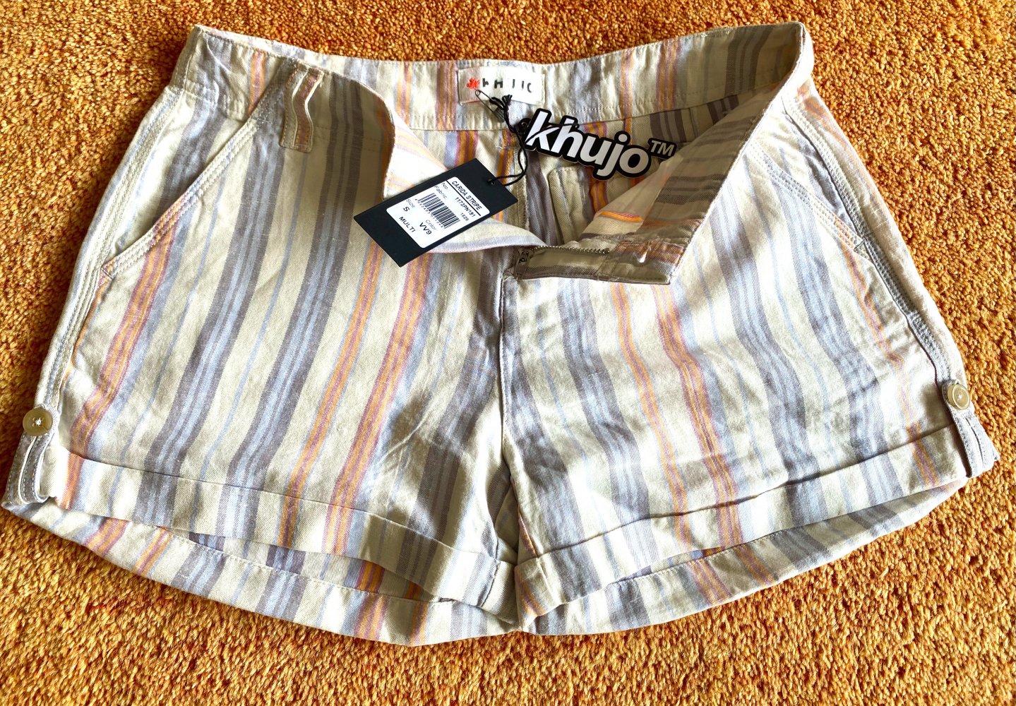 NEU Damen Shorts Leinen Sommer Gr.S in Bunt von Khujo 69,95€ 