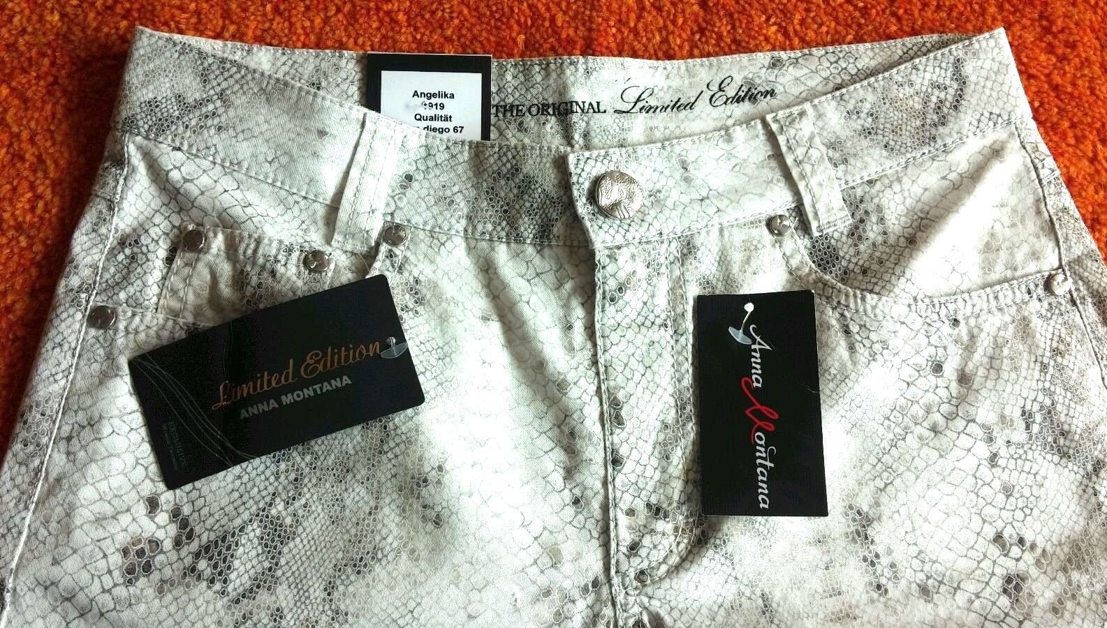 NEU Damen Hose Stretch Sommer Jeans Gr.36 L31 mehrfarbig von Anna Montana