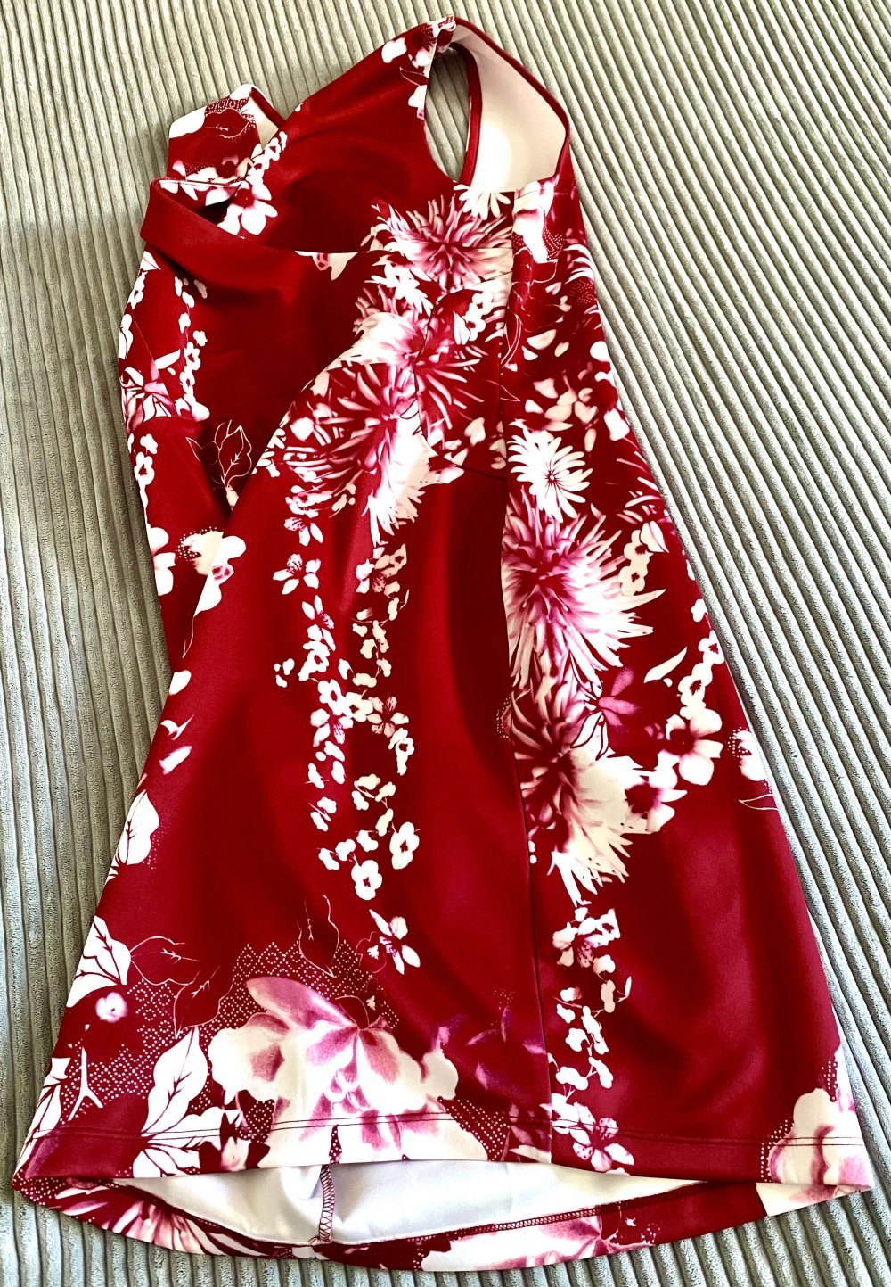 Damen Kleid Sommer Wickel ärmellos Gr.40 geblümt von Bodyflirt NW