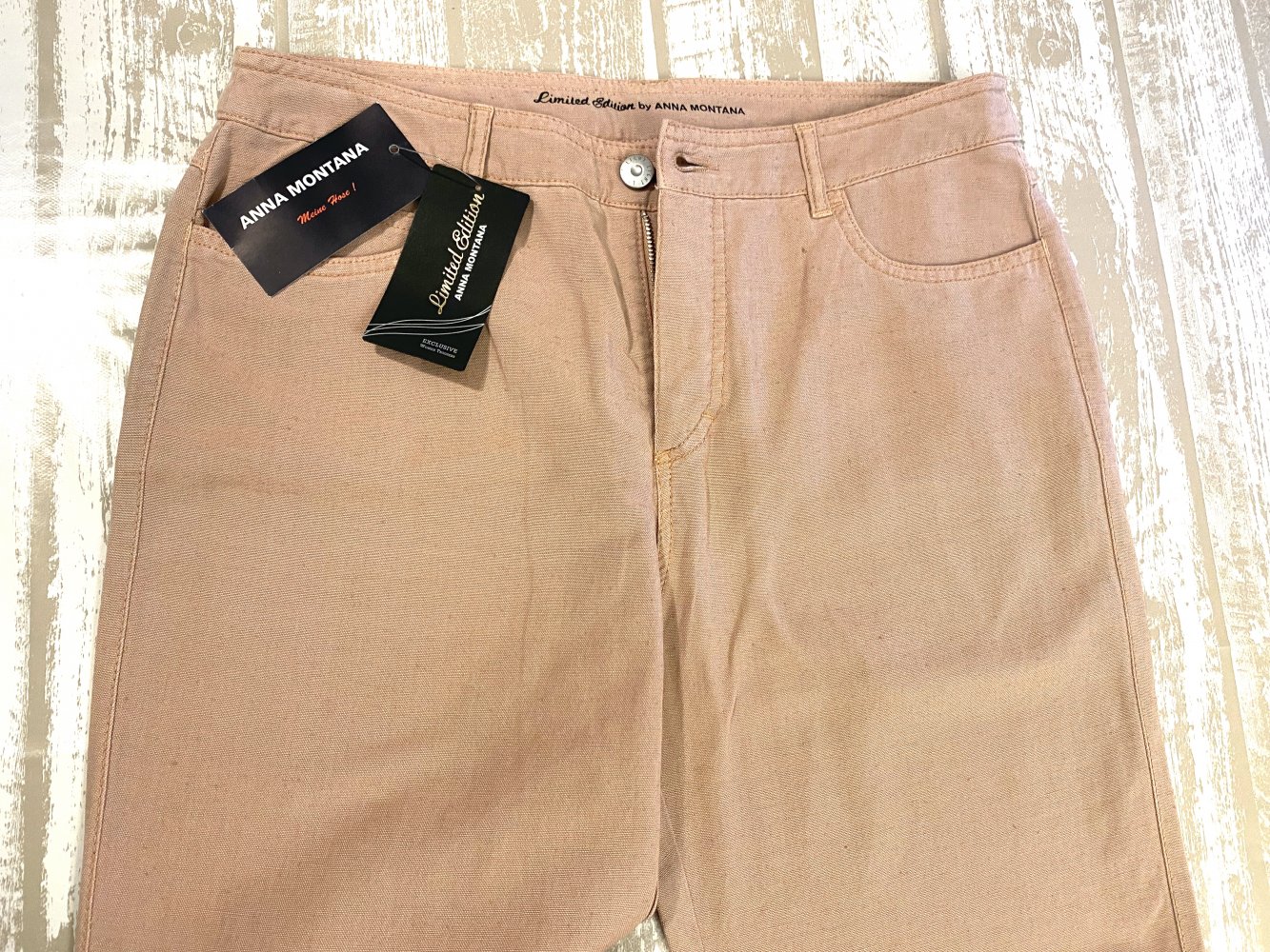 NEU Damen Hose Leinen Gr.40 in Lachs von Anna Montana 