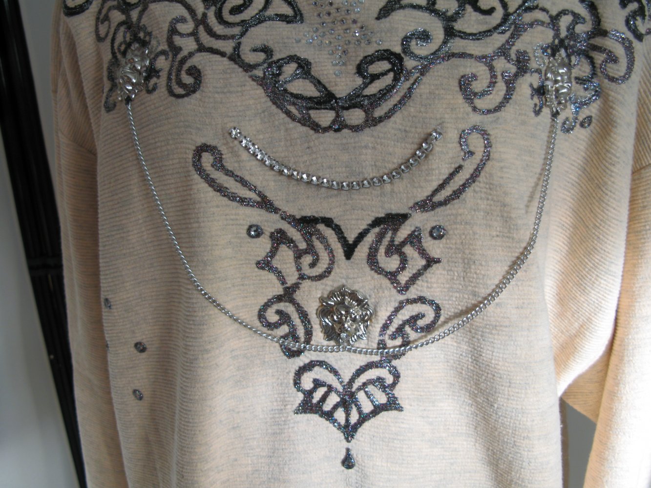 Festliches Kleid Longpullover Einzelstück