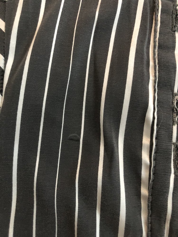 Grau-weiß gestreifte Bluse von Tally Weijl - Größe M