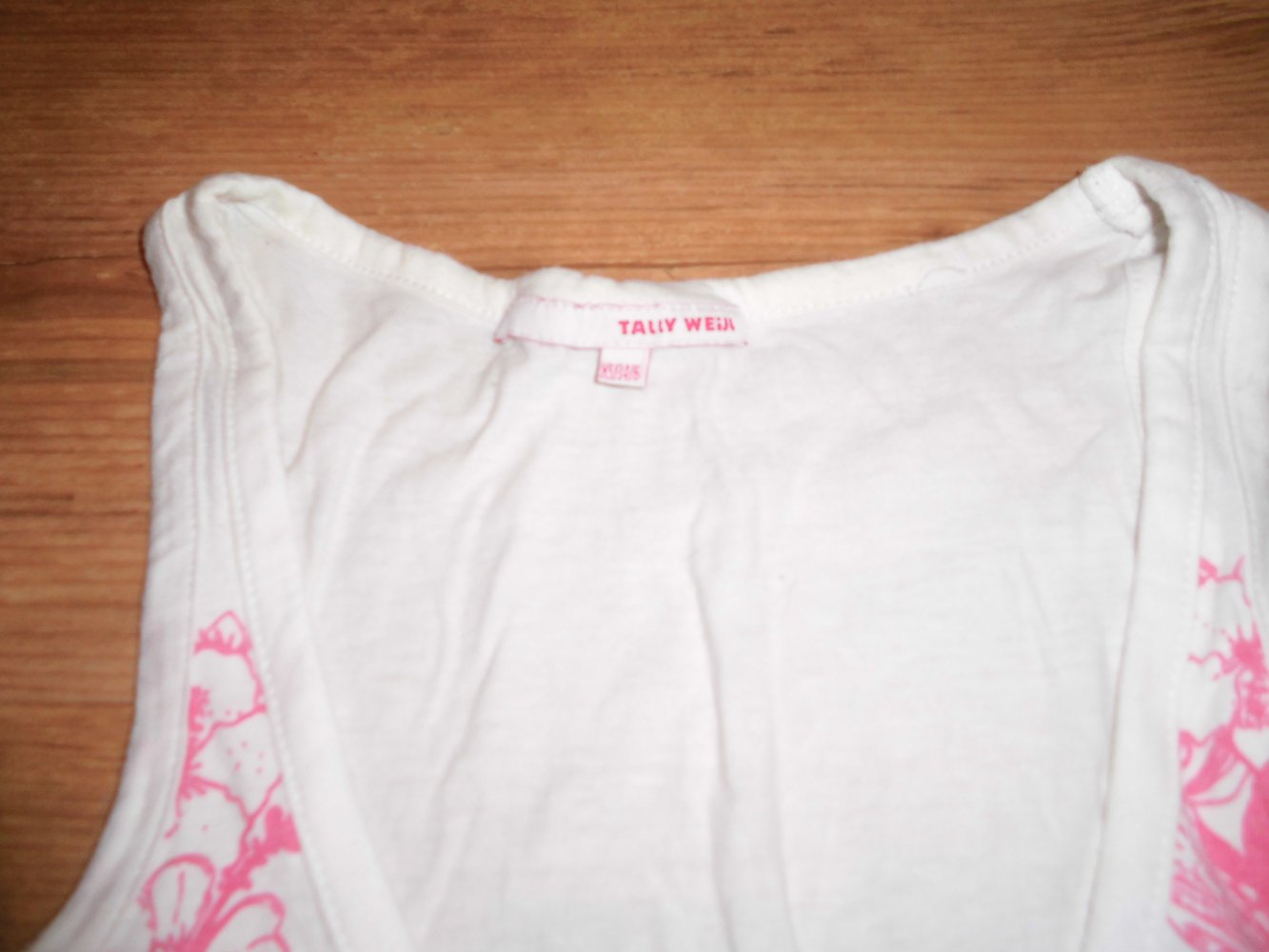 Weißes Sommer Top von Tally Weijl - Größe XS/34/6 - super Zustand! Blumenmuster