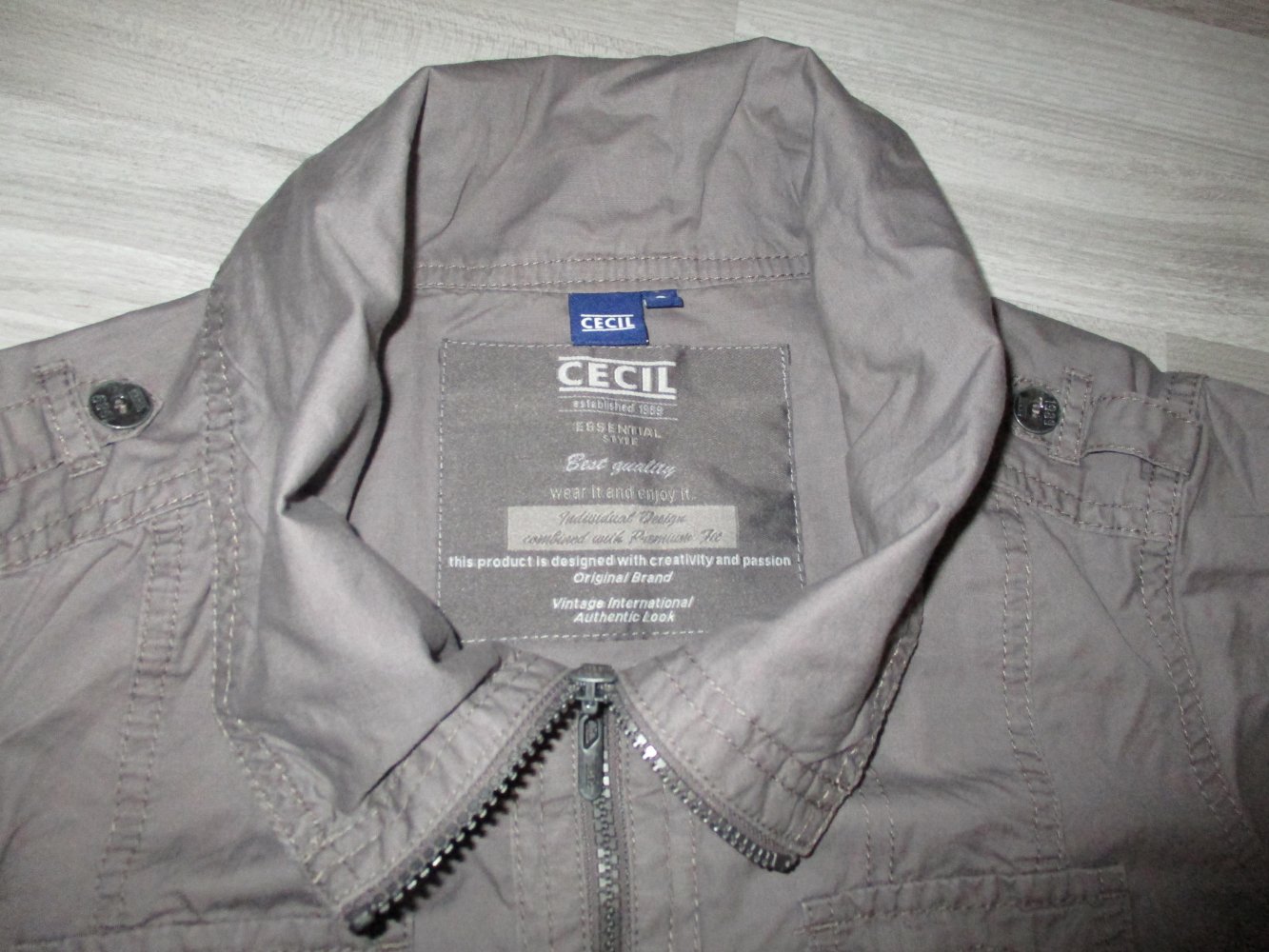 Graue Bluse von Cecil - Größe S - TOP-Zustand!