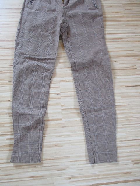 Braun karierte Hose von Vanilia - Größe 38 - TOP Zustand!