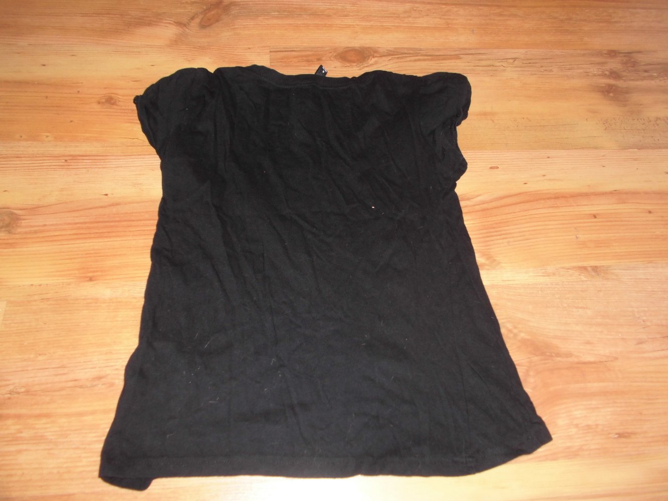 Schwarzes T-Shirt - Größe S 34/36 - guter Zustand