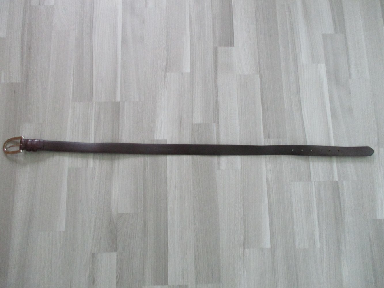 Dunkel lila Gürtel - Echtes Leder - Größe 85/M - TOP-Zustand!