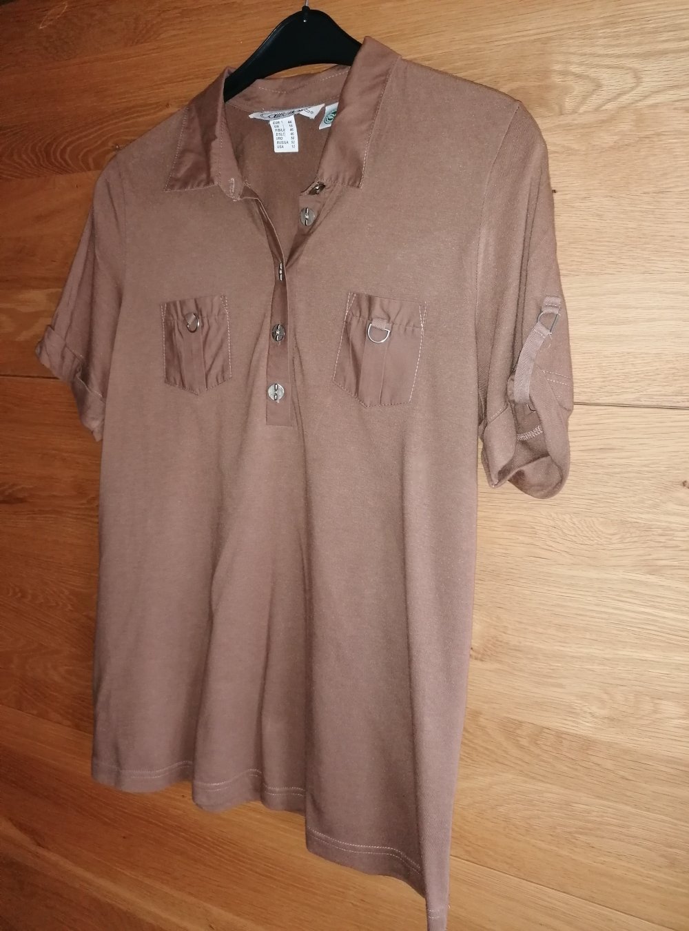Collection L. Damenshirt mit Kragen Kragenshirt Gr. 44
