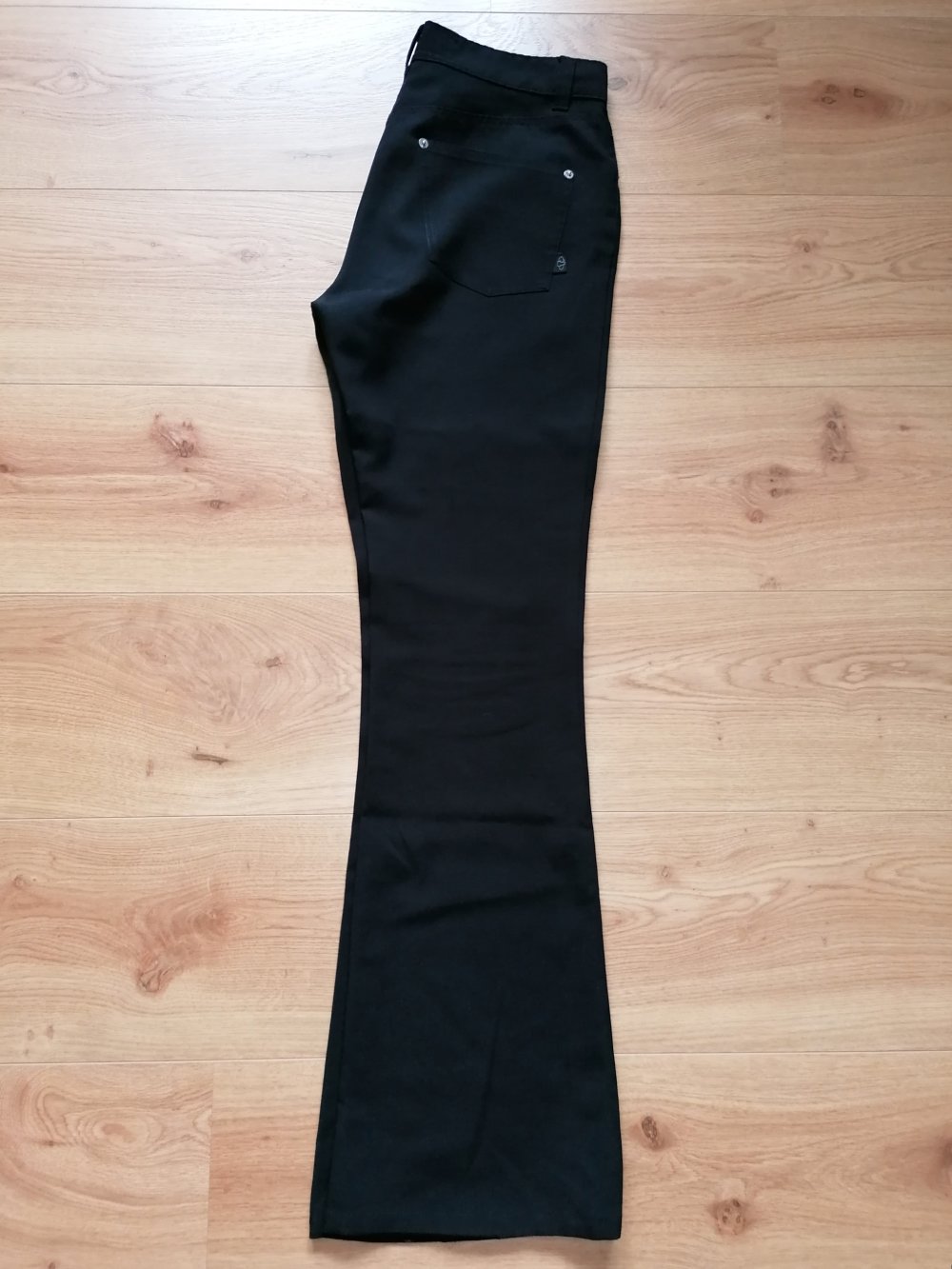 Freeman T. Porter Damenhose Stoffhose Schlaghose W30 L34