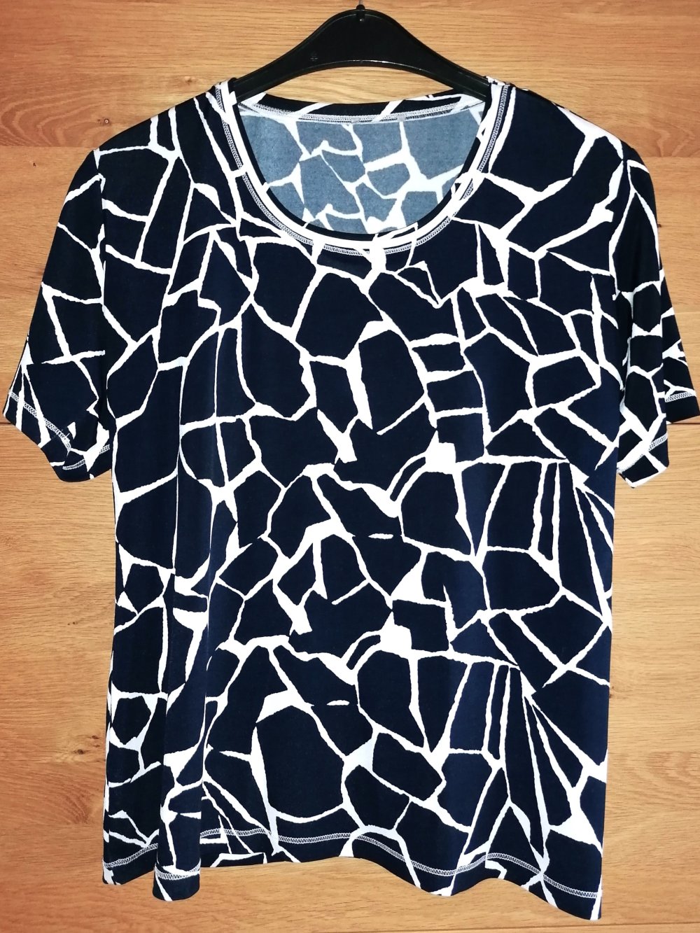 Damenshirt Boutique Shirt mit Muster Gr. 40 42