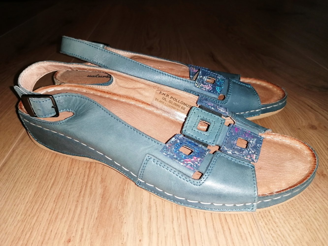 Naturläufer Damensandalen Sandaletten Gr. 40