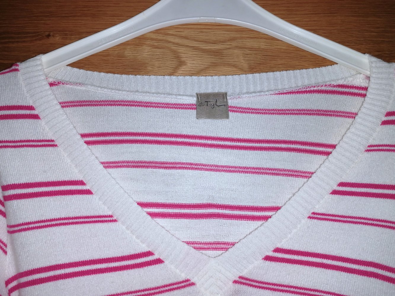 Style Damenpullover 3/4 Arm Ringelpullover Gr. S M