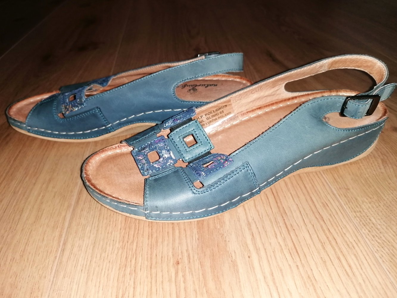 Naturläufer Damensandalen Sandaletten Gr. 40