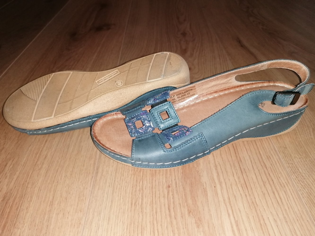 Naturläufer Damensandalen Sandaletten Gr. 40